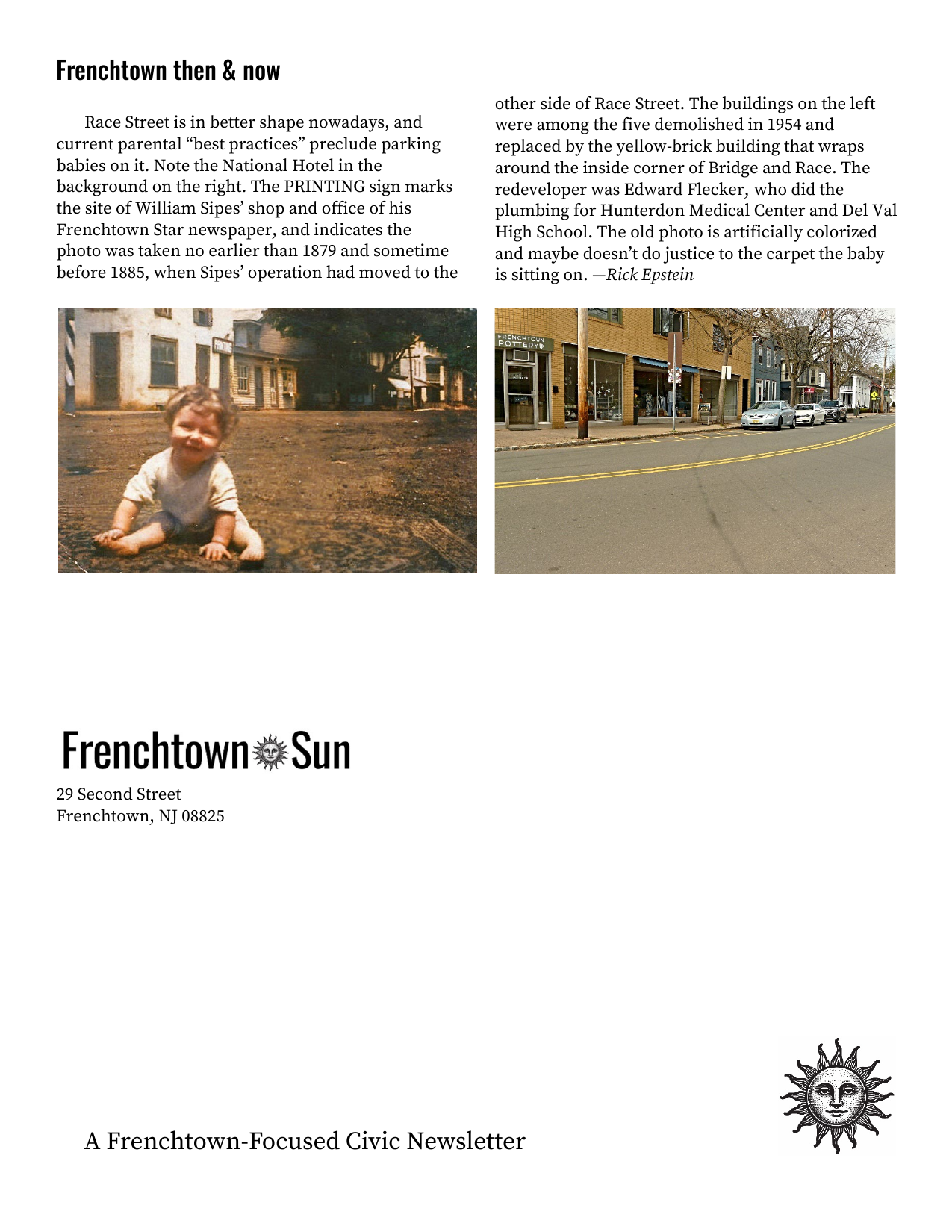 Newsletter Eighth Page